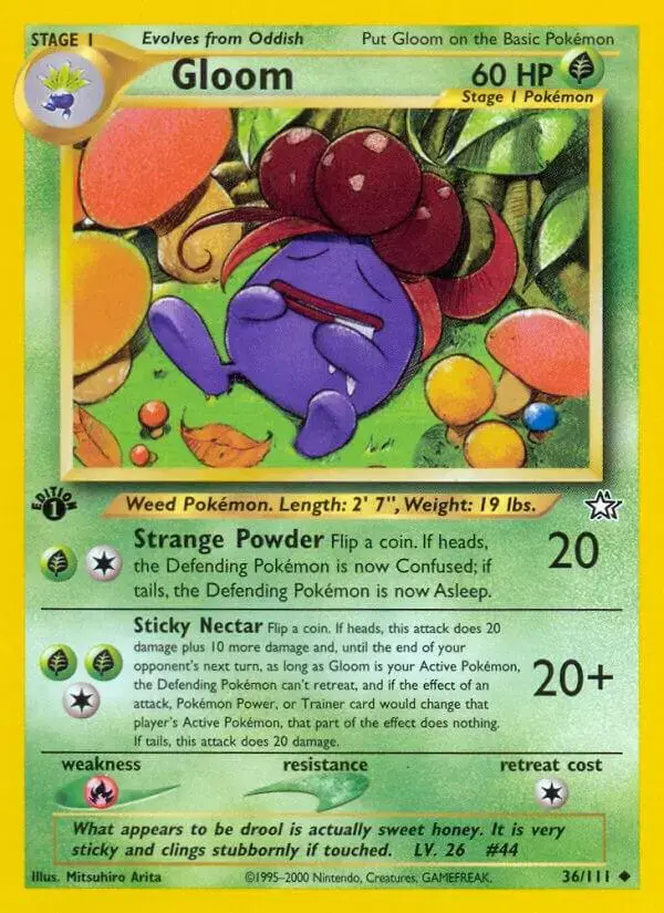 Gloom [1st Edition] - Pokemon Neo Genesis #36