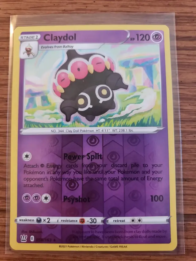 Claydol [Reverse Holo] - Pokemon Battle Styles #58
