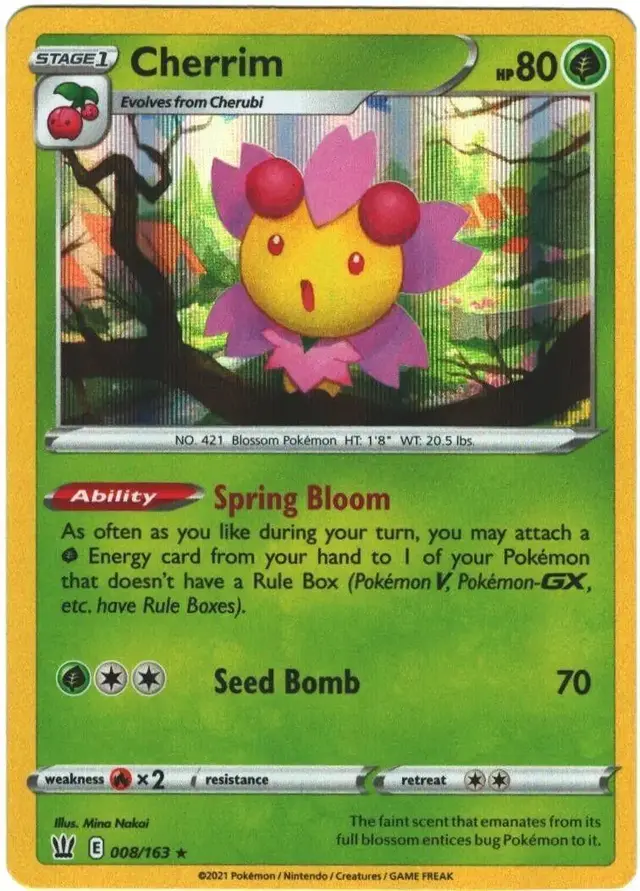 Cherrim [Holo] - Pokemon Battle Styles #8