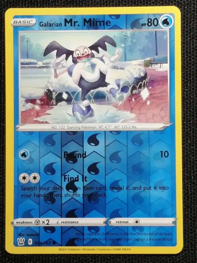 Galarian Mr. Mime [Reverse Holo] - Pokemon Battle Styles #34