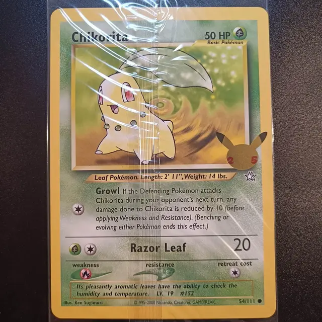 Chikorita [Jumbo] - Pokemon Neo Genesis #54