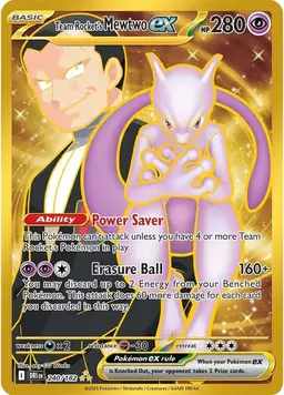 Team Rocket's Mewtwo ex 240 - Pokemon Destined Rivals