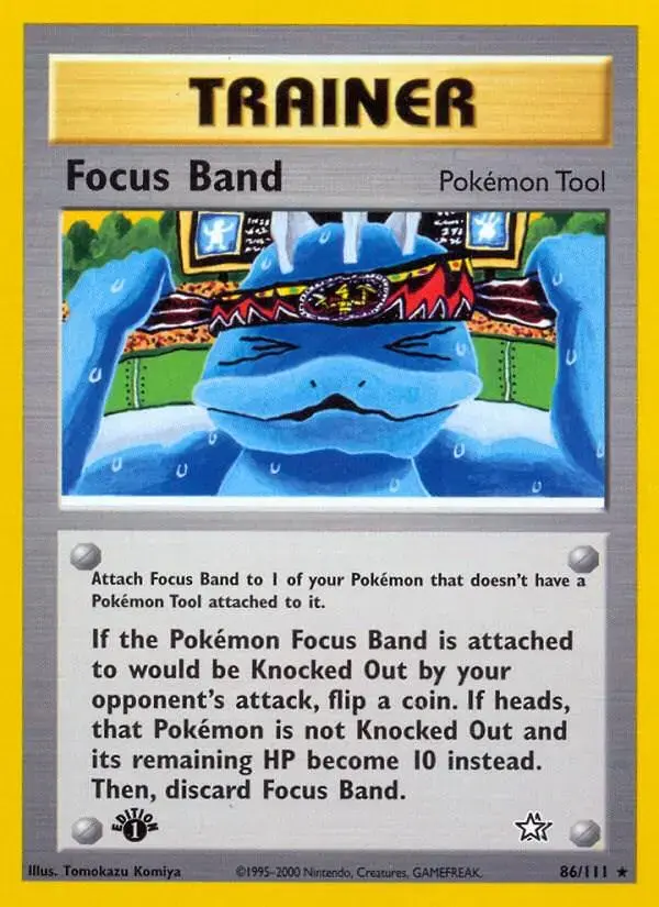 Focus Band [1st Edition] - Pokemon Neo Genesis #86
