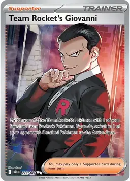 Team Rocket's Giovanni 225 - Pokemon Destined Rivals