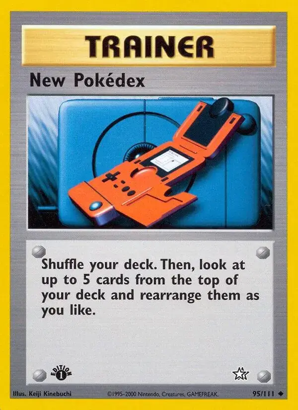 New Pokedex [1st Edition] - Pokemon Neo Genesis #95