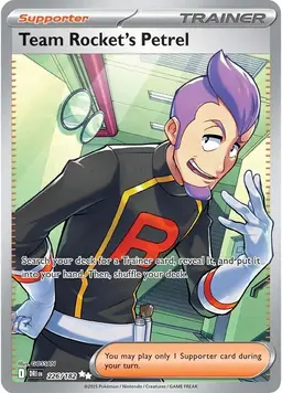Team Rocket's Petrel 226 - Pokemon Destined Rivals