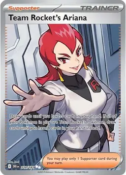 Team Rocket's Ariana 224 - Pokemon Destined Rivals