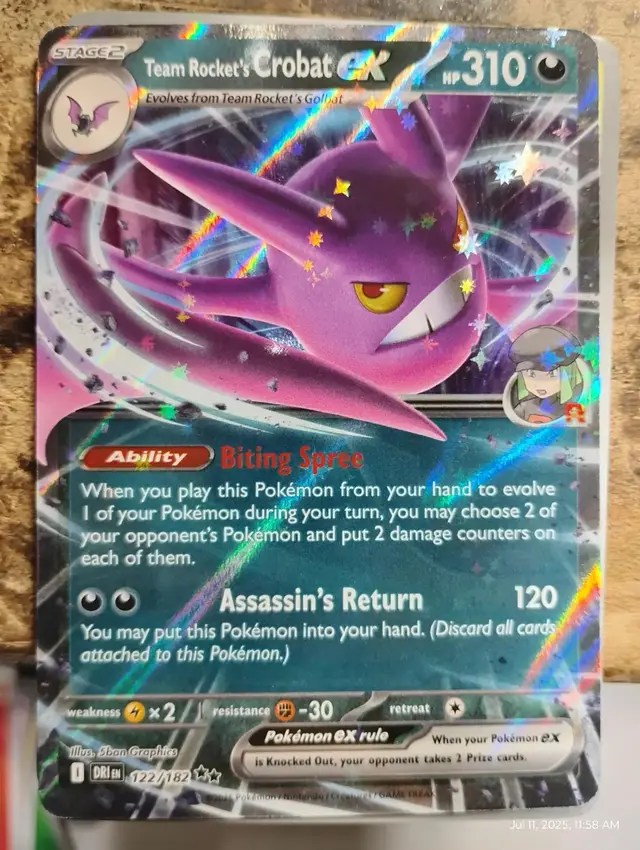 Team Rocket's Crobat Ex