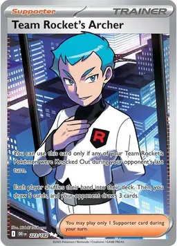 Team Rocket's Archer 223 - Pokemon Destined Rivals