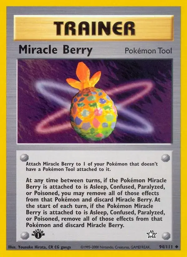 Miracle Berry [1st Edition] - Pokemon Neo Genesis #94