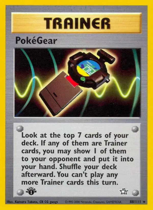 Pokegear [1st Edition] - Pokemon Neo Genesis #88