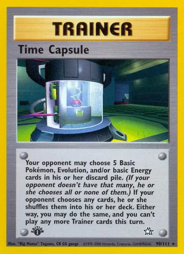 Time Capsule [1st Edition] - Pokemon Neo Genesis #90