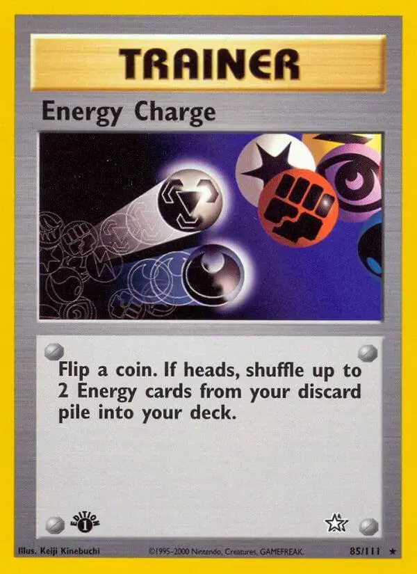 Energy Charge [1st Edition] - Pokemon Neo Genesis #85