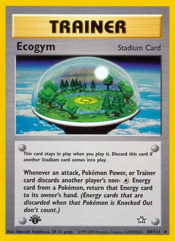 Ecogym [1st Edition] - Pokemon Neo Genesis #84