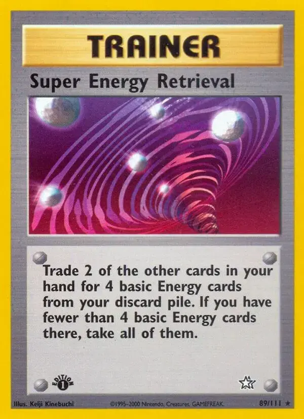 Super Energy Retrieval [1st Edition] - Pokemon Neo Genesis #89
