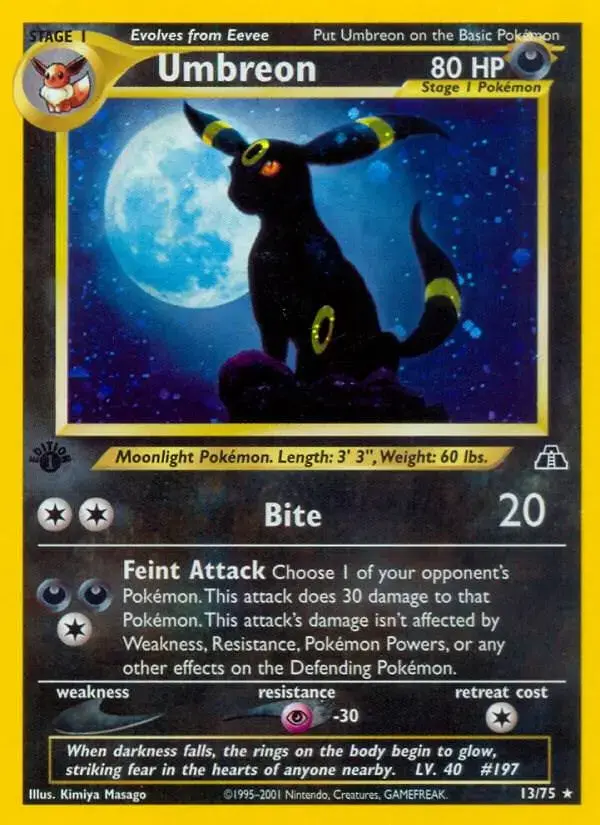 Umbreon [1st Edition] - Pokemon Neo Discovery #13