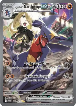 Cynthia's Garchomp ex #232 - Pokemon Destined Rivals