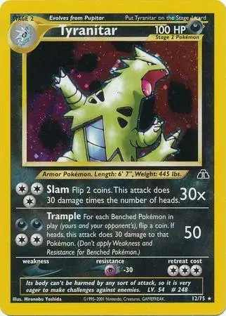 Tyranitar - Pokemon Neo Discovery #12
