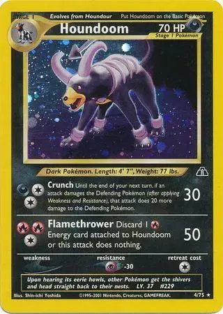 Houndoom - Pokemon Neo Discovery #4