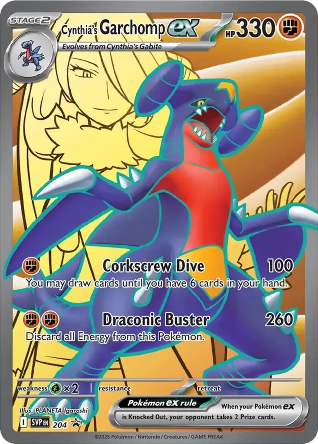 Cynthia's Garchomp Ex