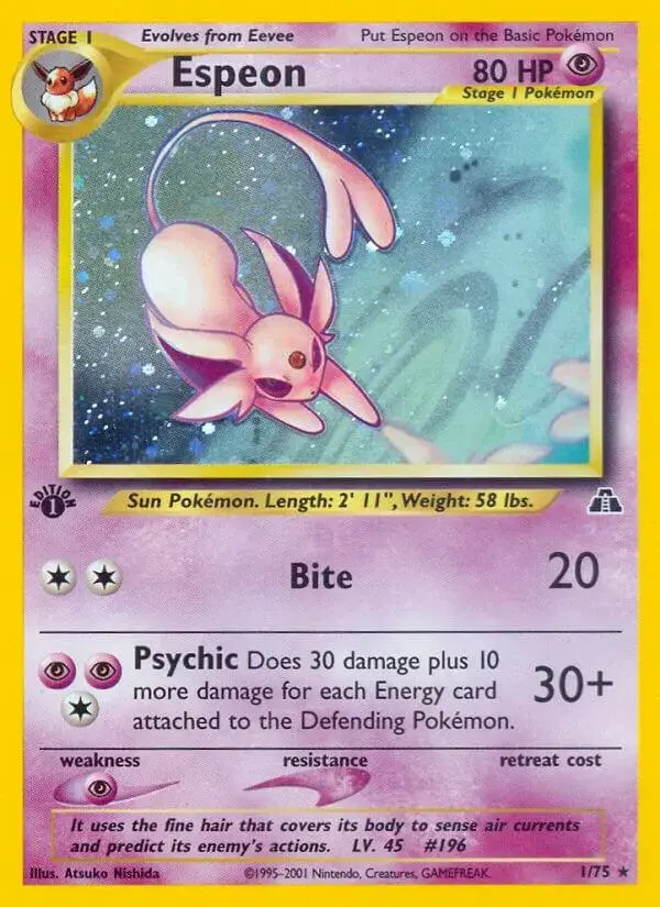 Espeon [1st Edition] - Pokemon Neo Discovery #1
