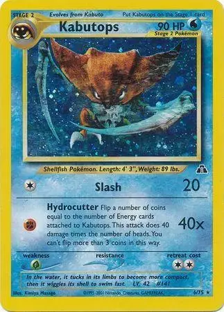 Kabutops - Pokemon Neo Discovery #6
