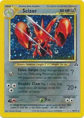 Scizor - Pokemon Neo Discovery #10