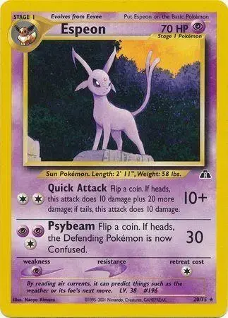 Espeon - Pokemon Neo Discovery #20