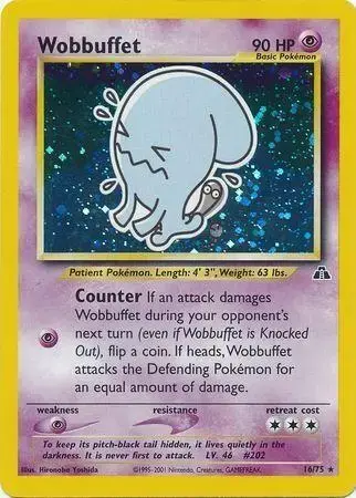 Wobbuffet - Pokemon Neo Discovery #16