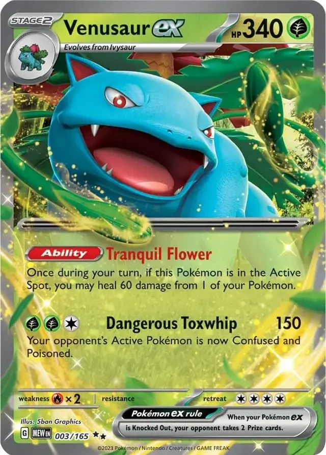 Venusaur ex - Pokemon Scarlet & Violet 151 #3