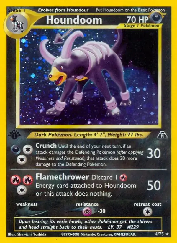 Houndoom [1st Edition] - Pokemon Neo Discovery #4