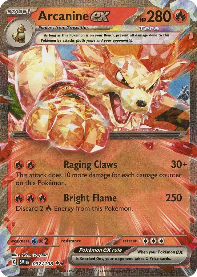 Arcanine ex - Pokemon Scarlet & Violet #32
