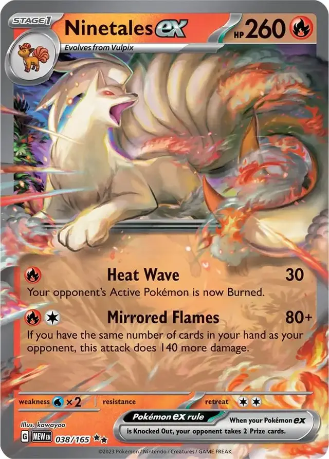 Ninetales ex - Pokemon Scarlet & Violet 151 #38