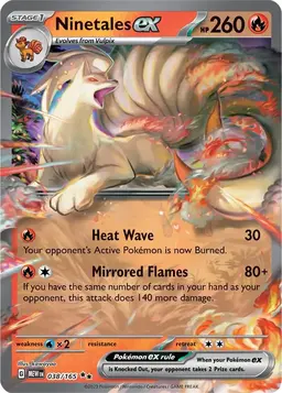 Ninetales ex 38 - Pokemon Scarlet & Violet 151