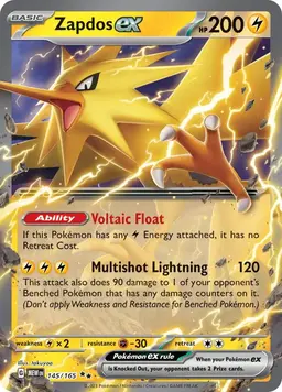 Zapdos ex 145 - Pokemon Scarlet & Violet 151