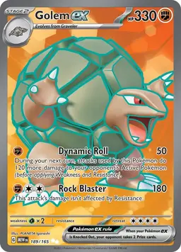 Golem ex 189 - Pokemon Scarlet & Violet 151