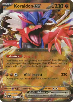 Koraidon ex 125 - Pokemon Scarlet & Violet