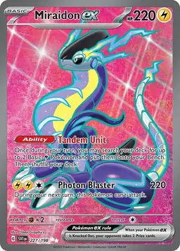 Miraidon ex 227 - Pokemon Scarlet & Violet