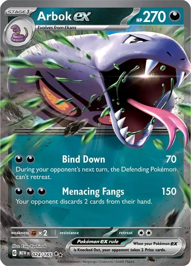 Arbok ex - Pokemon Scarlet & Violet 151 #24