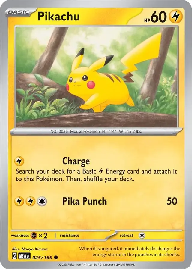 Pikachu - Pokemon Scarlet & Violet 151 #25