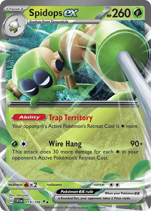 Spidops ex - Pokemon Scarlet & Violet #19