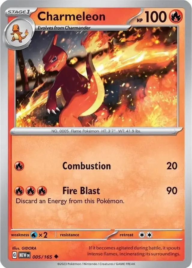 Charmeleon - Pokemon Scarlet & Violet 151 #5