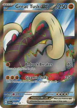 Great Tusk ex 230 - Pokemon Scarlet & Violet