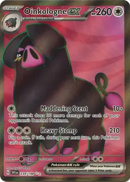 Oinkologne ex 234 - Pokemon Scarlet & Violet
