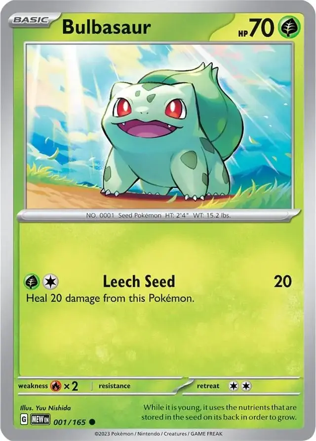 Bulbasaur - Pokemon Scarlet & Violet 151 #1