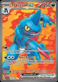 Toxicroak ex 232 - Pokemon Scarlet & Violet