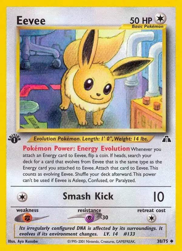 Eevee [1st Edition] - Pokemon Neo Discovery #38
