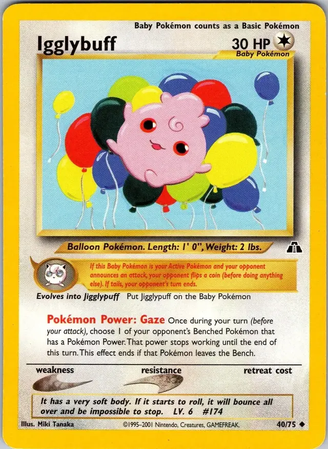 Igglybuff - Pokemon Neo Discovery #40