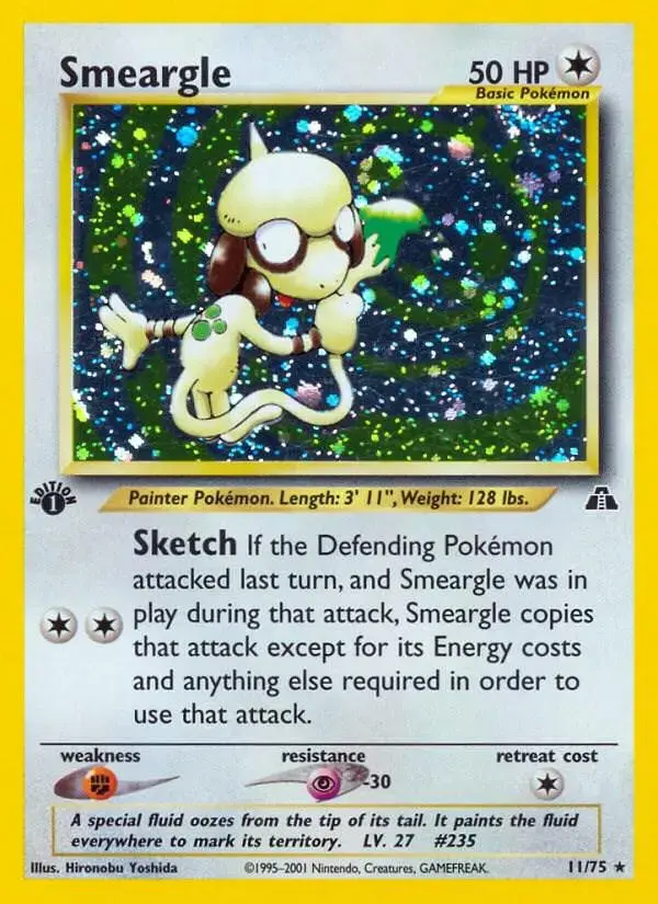 Smeargle [1st Edition] - Pokemon Neo Discovery #11