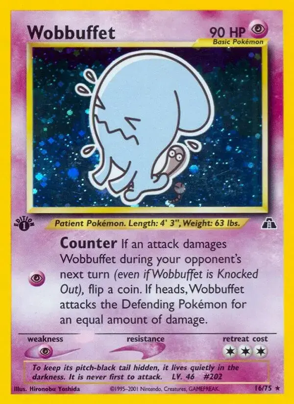 Wobbuffet [1st Edition] - Pokemon Neo Discovery #16